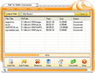 RM to WMA Converter screenshot